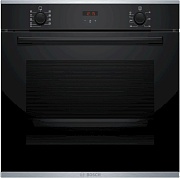 Духовой шкаф Bosch HBA214EB3 (Serie4 / 71 л / до 275 °C / Чёрное стекло / Гриль / телескоп. направляющие(x1) / Гидролиз / A+)