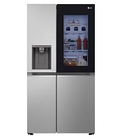 Холодильник Side by Side LG GSGV81PYLL (Объем - 635 л / Высота - 179см / A++ / Серебро / No Frost / InstaView / диспенсер / Wi-Fi)