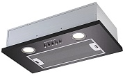 Вытяжка полновстраиваемая KRONA SELINA 600 black PB (715 м³/ч / 70 Вт / LED освещение 2x2 Вт/ ширина - 52 см / чёрная) Чёрный