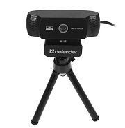 Веб камера Defender G-lens 2590 QHD 2K 3.7 МП, черный Чёрный