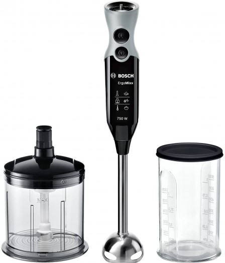Блендер Bosch MSM67140 (750 Вт/ скоростей 12/ турборежим/ измельчитель, стакан)