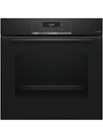 Духовой шкаф Bosch HBA471BB0S (Serie4 / 71 л / до 275 °C / Чёрное стекло / Гриль / Съемные направляющие / Пиролиз / TouchControl / A)