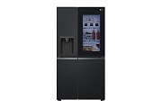 Холодильник Side by Side LG GSGV81EPLL (Объем - 635 л / Высота - 179см / A++ / Чёрный / No Frost / InstaView / диспенсер / Wi-Fi)  Чёрный Холодильник Side by Side LG GSGV81EPLL (Объем - 635 л / Высота - 179см / A++ / Чёрный / No Frost / InstaView / диспенсер / Wi-Fi) Чёрный