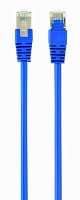 Патч-корд Gembird 1м. Экранированный PP22-1M/B 5е, коннекторы 50u" 8P8C