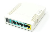 Маршрутизатор Mikrotik RB951Ui-2HnD N300 Wi-Fi 5-портовый роутер с поддержкой PoE,3G/4G модемов и USB-портом