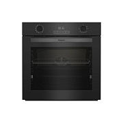 Духовой шкаф с добавлением пара Hotpoint FE9 1231 JS BLG (72 л / до 280°C / Белый, стекло / Катализ / Гриль / Телескоп. направляющие (x1) / А+) Чёрный