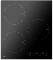 Поверхность индукционная MPM MPM-45-IM-14 (Черная / стеклокерамика / 3 конфорки / 6 кВт)