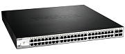Коммутатор D-LINK DGS-1210-52 с 48 портами 10/100/1000Base-T + 4 портами SFP 