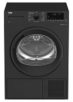 Сушильная машина с тепловым насосом Beko DF7412GB (45,9-50,8см / 7кг / AquaWave® / А+ / Чёрный)