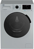 Стиральная машина Beko WSPE6H616S (40-44см / 6,5кг / 1200об / пар SteamCure / HomeWhiz®(Bluetooth) / Инверторный мотор ProSmart™ / Серебристый / A+++)