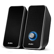 Колонки 2.0 SVEN 325 / 6W / USB-питание / Чёрный / корпус - пластик Чёрный
