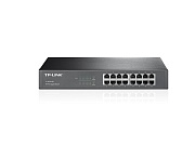 Коммутатор TP-LINK TL-SG1016D 16-портовый гигабитный настольный/монтируемый в стойку коммутатор