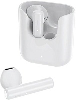 Беспроводные TWS наушники QCY-T12, (Bluetooth 5.1, AAC, SBC), Белые