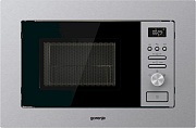 Микроволновая печь встраиваемая Gorenje BMI201AG1X (Advanced / Нерж. / 20 литров / ширина - 59,5 см / 800 Вт / Гриль 1000 Вт / AquaClean)