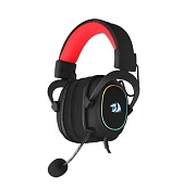 Игровая гарнитура ZEUS X RGB USB Redragon объемный звук 7.1, провод 2 м Черный/Красный