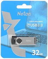 Память USB3.0 Flash Drive  32Gb Netac U505 BLACK /NT03U505N-032G-30BK/ *