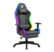 Игровое кресло Defender Watcher, RGB подсветка, черный 