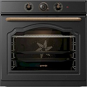 Духовой шкаф Gorenje BOS67371CLB (Classic / Черный матовый / SilverMatte / GentleBake / AirFry / AquaClean / CompactDoor)