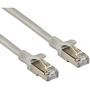 Патч-корд ExeGate медный FTP-RJ45-RJ45-C5e-CU-3M-GY, FTP, cat.5e, 3м, серый 