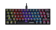 Клавиатура игровая механическая проводная Defender STRIKER GK-380L, USB, черный Чёрный