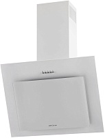 Вытяжка наклонная KRONA FREYA 600 white PB (633 м³/ч / 110 Вт / галогенная лампа 2x28 Вт / ширина - 59.7 см / белый металл/стекло)