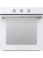 Духовой шкаф Gorenje BO6725E02WG (Essential / 77 л / до 300 °C / Белый, стекло / AquaClean / PerfectGrill / съемные направляющие / А)