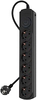 Сетевой фильтр Ippon BK-6-EU-1.8-10-B 1.8м (6 розеток) черный 2200Вт