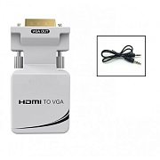 Переходник HDMI F в VGA M с аудио KS-is KS-425 