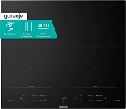 Поверхность индукционная Gorenje GI6443BSCWF (G800 / Черный / стеклокерамика / 4 конфорки (2,3/2,3/2,3/2,3 кВт) / BridgeZone*2 / Таймер / 7.36 кВ)