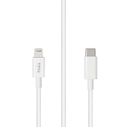Кабель TFN Lightning - Type-C, 3А, 2 метра, белый (CLIGC2MTPEWH) Белый
