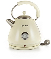 Чайник Gorenje K17CLI (2200 Вт / 1.7л / металл / бежевый)
