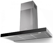 Вытяжка каминная Faber STILO GLASS SMART A60 (690 м³/ч / 250 Вт / LED освещение 2 x 3 Вт / ширина - 59.8 см / Нерж.сталь + чёрное стекло)