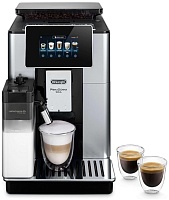 Кофемашина DeLonghi PrimaDonna SOUL ECAM610.55.SB (кофе зерновой, молотый/ 1450 Вт/ 2.2 л/ автоматический капучинатор/ 18 напитков)