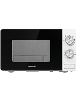 Микроволновая печь Gorenje MO20E2W (Essential / 20 л, 800 Вт, переключатели поворотный механизм, гриль, белый/черный) Белый