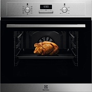 Духовой шкаф Electrolux EOF3H50BX (SurroundCook 600 / 65 л / до 250°C / Нерж. сталь / AquaClean / телескоп. напр.(x1) / A)