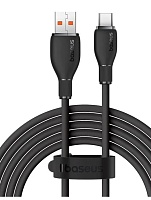 Кабель Baseus Pudding Series 100W Type-C - USB, 1,2 метра, черный Чёрный