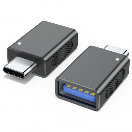 Купить переходник otg usb type-c - usb 3.0 ks-is (ks-753), вилка - розетка,  скорость передачи: до 10 гб/сек в интернет магазине “Сохо”: цены, описание,  отзывы