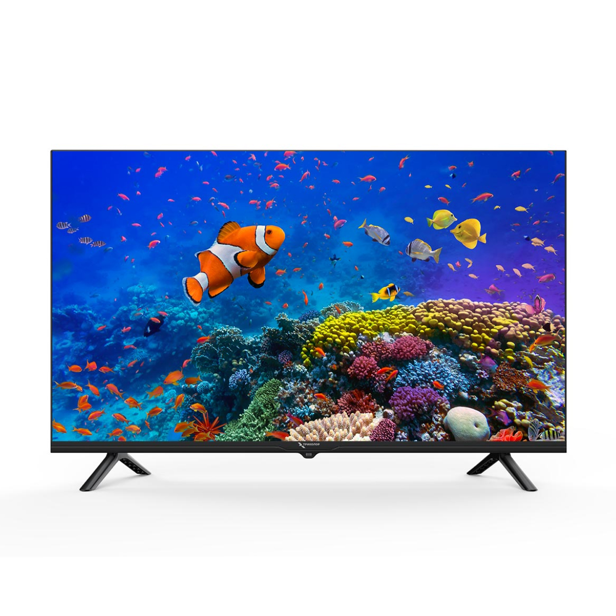 Телевизор Триколор HD 32” H32H5000SA (+1 год подписки) ANDROID SMART TV, черный