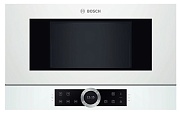 Микроволновая печь встраиваемая Bosch BFL634GW1 (Serie8 / белый / 21л / ширина - 59,4 см / 900Вт / Autopilot7) Белый
