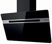 Вытяжка наклонная JET AIR VIKI BL 60 A (1200 м³/ч / 260 Вт / LED Освещение 2 x 2.5 Вт / ширина - 59.8 см / Чёрное стекло)