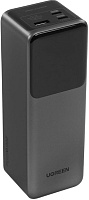 Портативная батарея Ugreen PB722, (USB/Type-C*2/200W/FC/LED индикатор) 25000мАч, Серая (35525B)