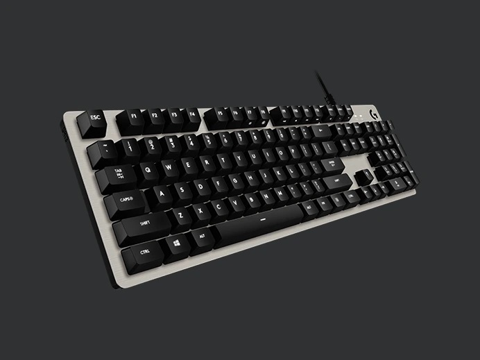 Игровая механическая клавиатура Logitech G413 Mechanical White с красной подсветкой и 1 транзитным USB портом (920-008516)