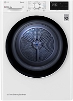 Сушильная машина с тепловым насосом LG RH80V3AV6N (69см / 8кг / Конденсационная / Allergy Care / Eco Hybrid™ / DUAL Inverter Heat Pump™/ThinQ™/Wi-Fi)