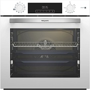 Духовой шкаф с добавлением пара Hotpoint HSTF 1231 JSAH WHG (72 л / до 280°C / Белый, стекло / Катализ / Гриль / Телескоп. направляющие (x1) / А+)