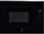 Микроволновая печь встраиваемая Electrolux KMFE264TEX (800 / Чёрная нерж. сталь  / 25 литров / ширина - 59,4 см / 900 Вт / Гриль 800 Вт / Разморозка)