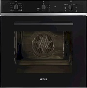 Духовой шкаф Smeg SF64M3VB2 (70 л / до 250 °C / Чёрный / Рельефные направляющие / Smalto Ever Clean / А)