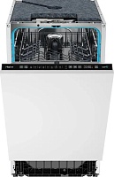 Машина посудомоечная встраиваемая 45 см Haier HDWE10-593RU (10 комплектов / 2 полки / расход воды - 10л / Auto Open / Aquastop / А)