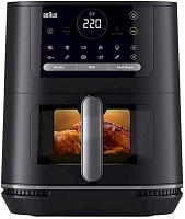 Аэрогриль Braun HF5075IBK MultiFry 5 (2000 Вт, 6 л, упр. - сенсорное, программ - 20, таймер на - 60 мин)
