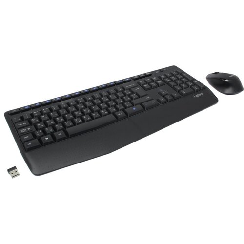 Беспроводной комплект клавиатура+мышь Logitech MK345 Black