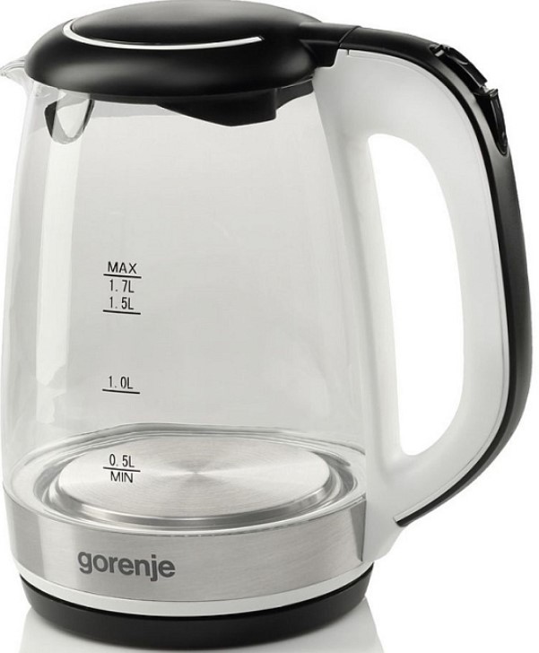 Чайник Gorenje K17GLBW (2200Вт / 1,7л / стекло)